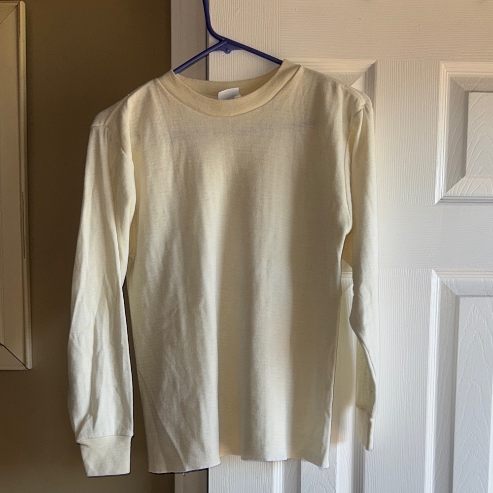 Obermeyer Vintage Base Layering Knit Long Sleeve Top Size L
